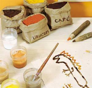 Técnicas de Extração e Conservação de Tintas Naturais