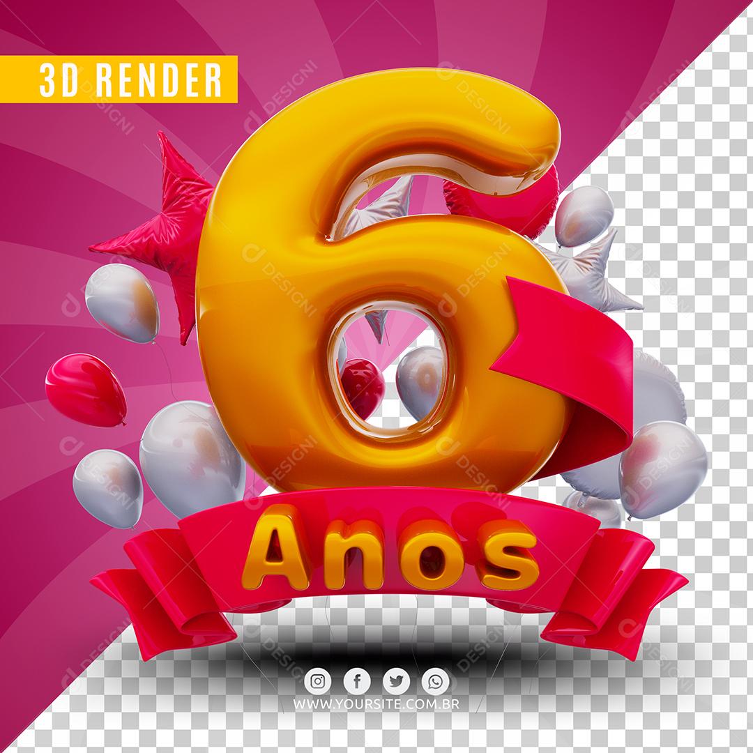 filha 6 anos aniversário