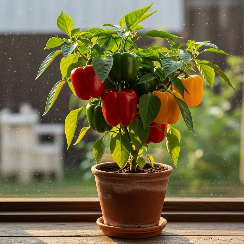 7 variedades de pimentão para plantar em vasos pequenos