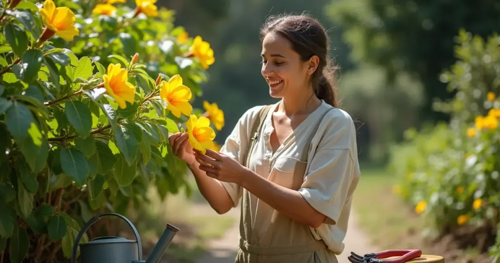 Alamanda como cuidar: 8 passos para flores vibrantes (sem erro!)