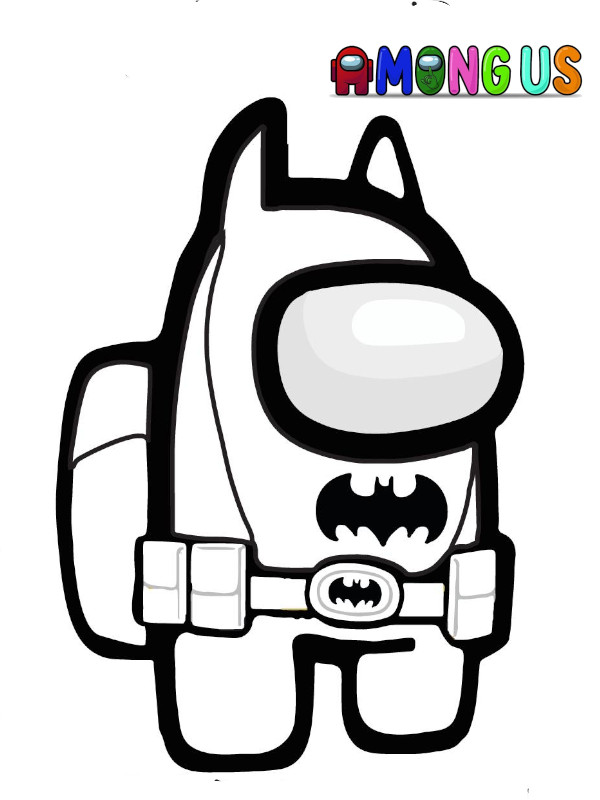 desenhos de among us vs outros jogos para colorir