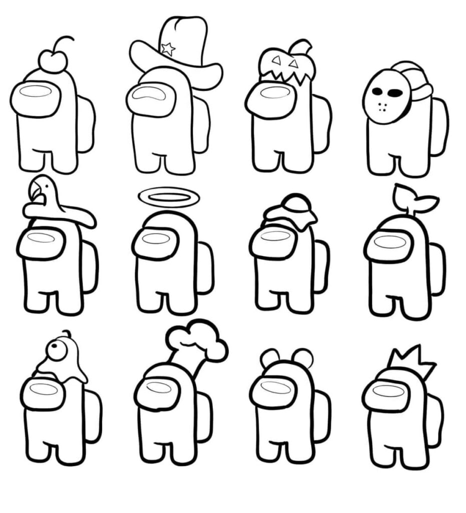 custo de kits de desenhos de among us para imprimir