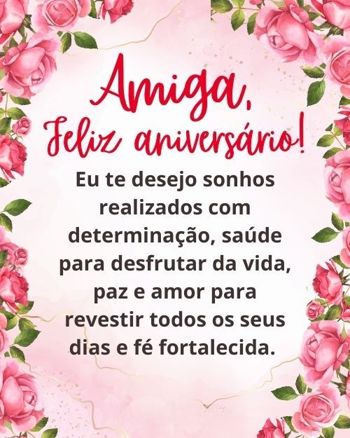 como desejar feliz aniversário para amiga