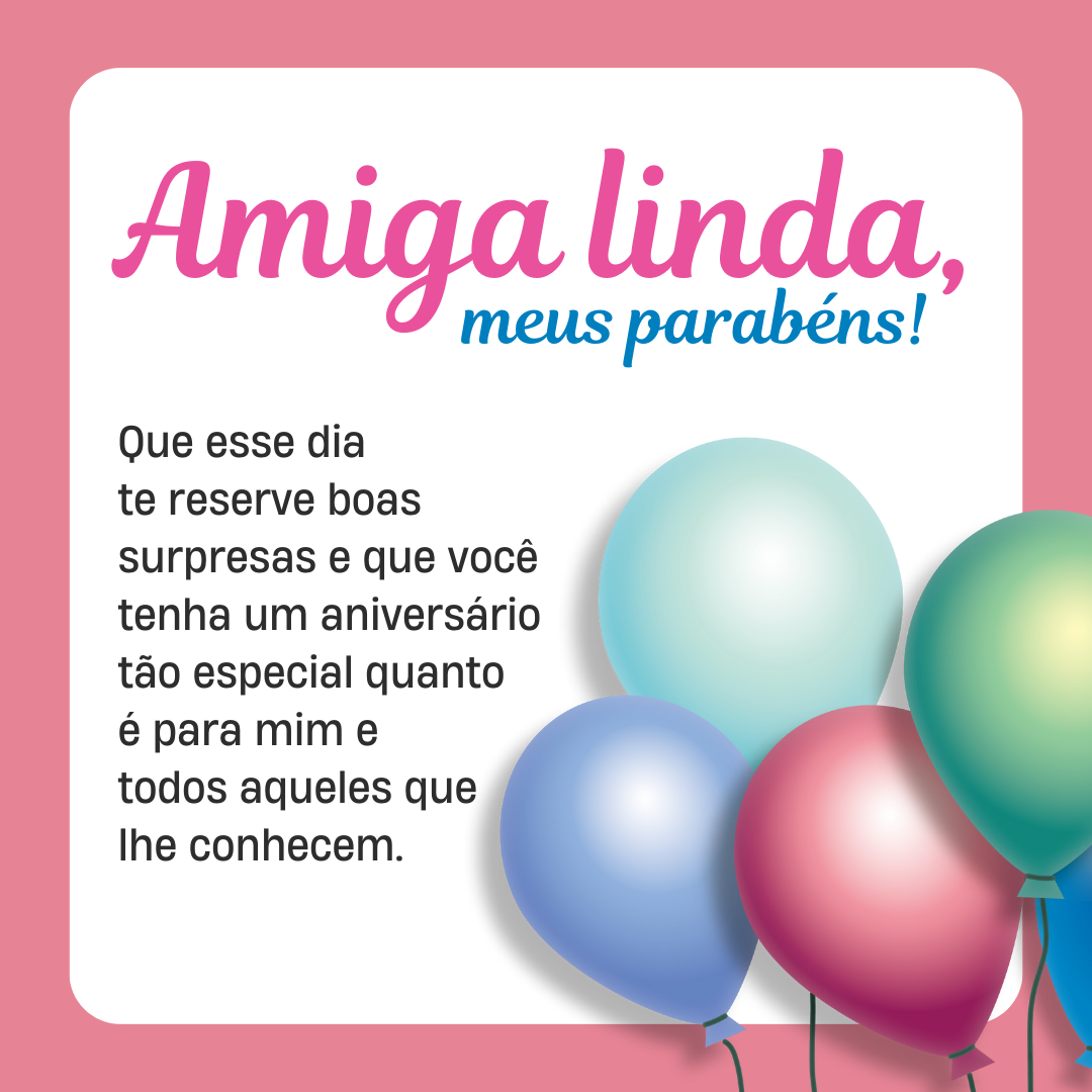 frases de aniversário para amiga profunda