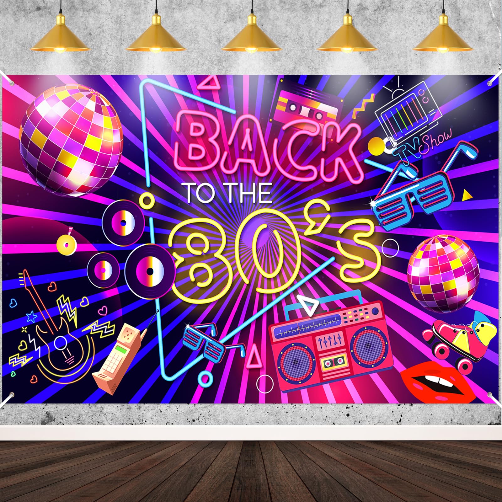 Ícones da cultura pop anos 80 festa