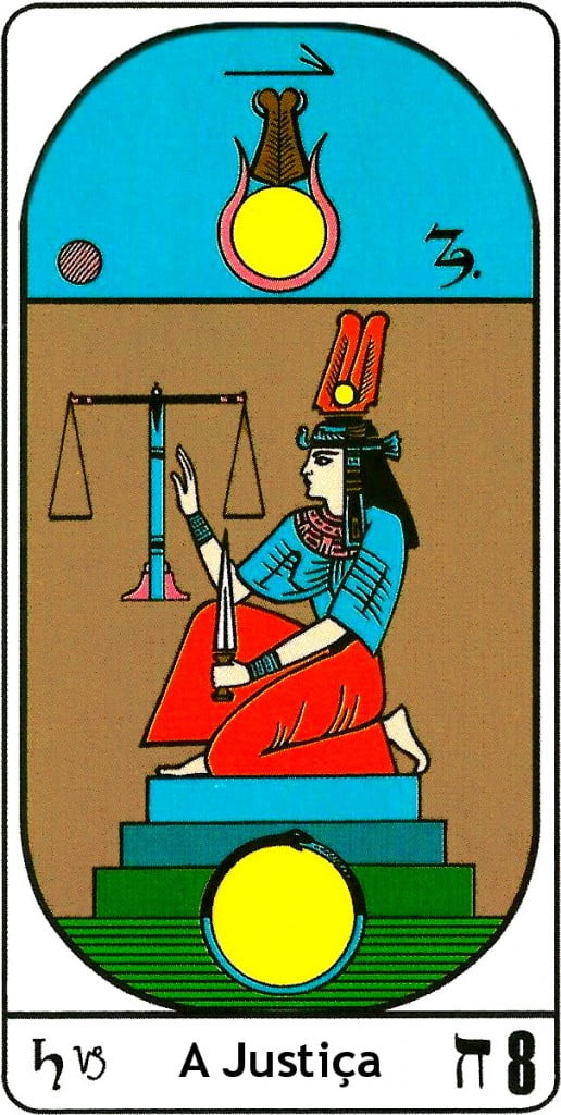 arcano 8 tarot justiça ou força qual a diferença
