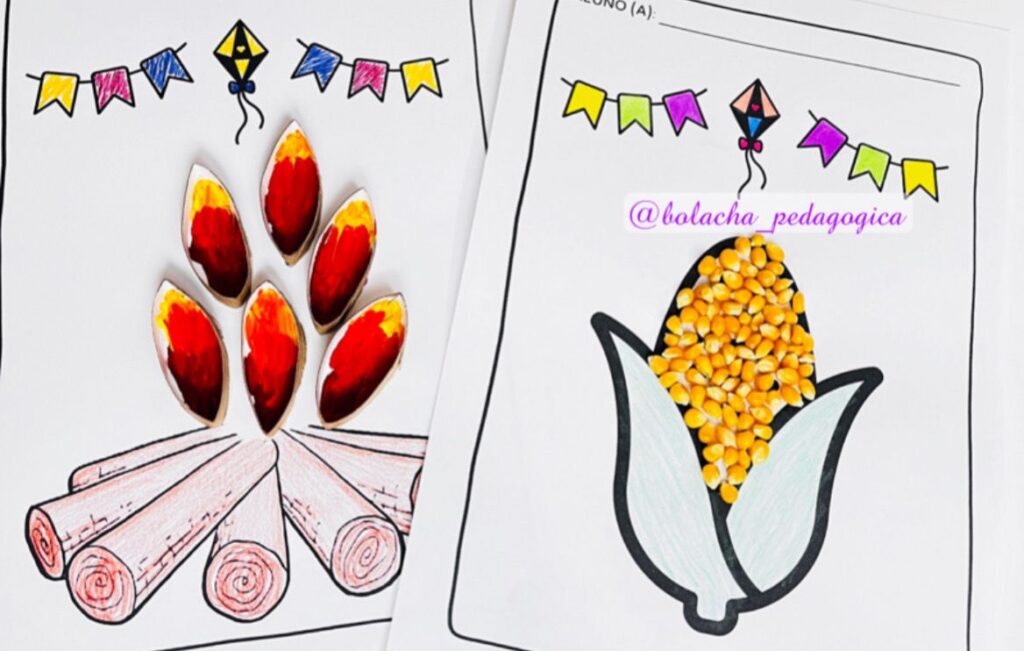 atividades festa junina educação infantil para imprimir