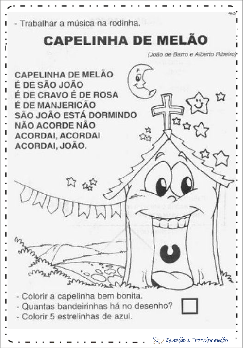 festa junina para maternal