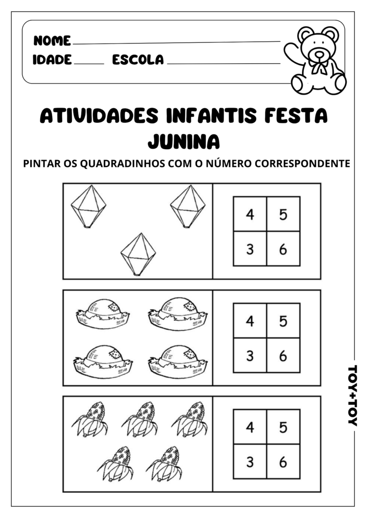jogos festa junina educação infantil