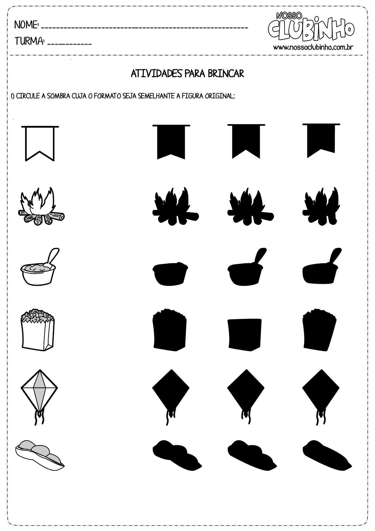 festa junina para maternal