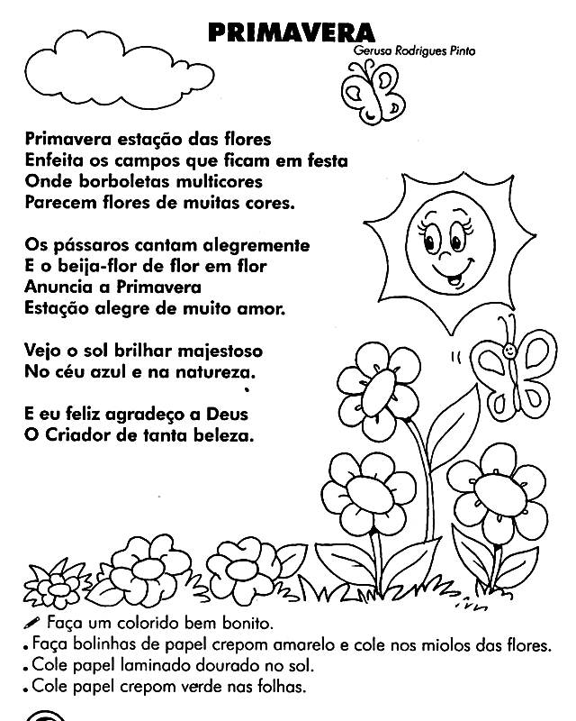 atividades de primavera para artes