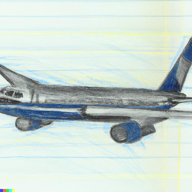 avião desenho