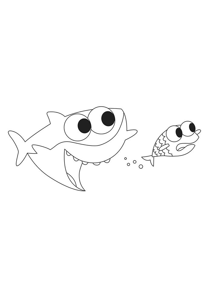 desenho baby shark png