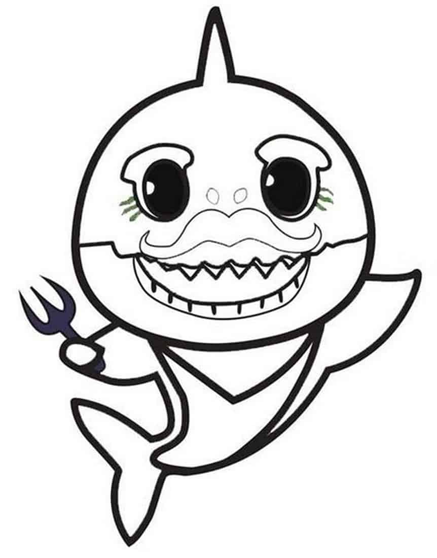 como imprimir o baby shark em alta resolução