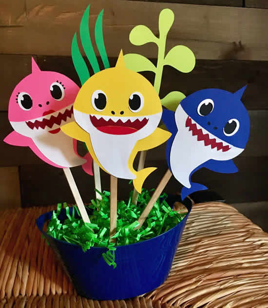 baby shark para imprimir