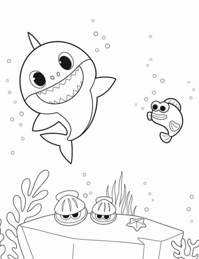 custo de impressão de materiais baby shark para festa