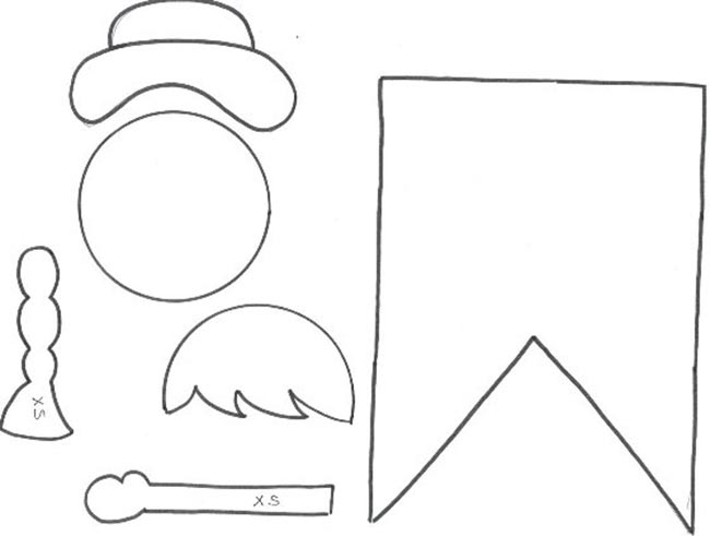 bandeirinhas para imprimir e colorir números