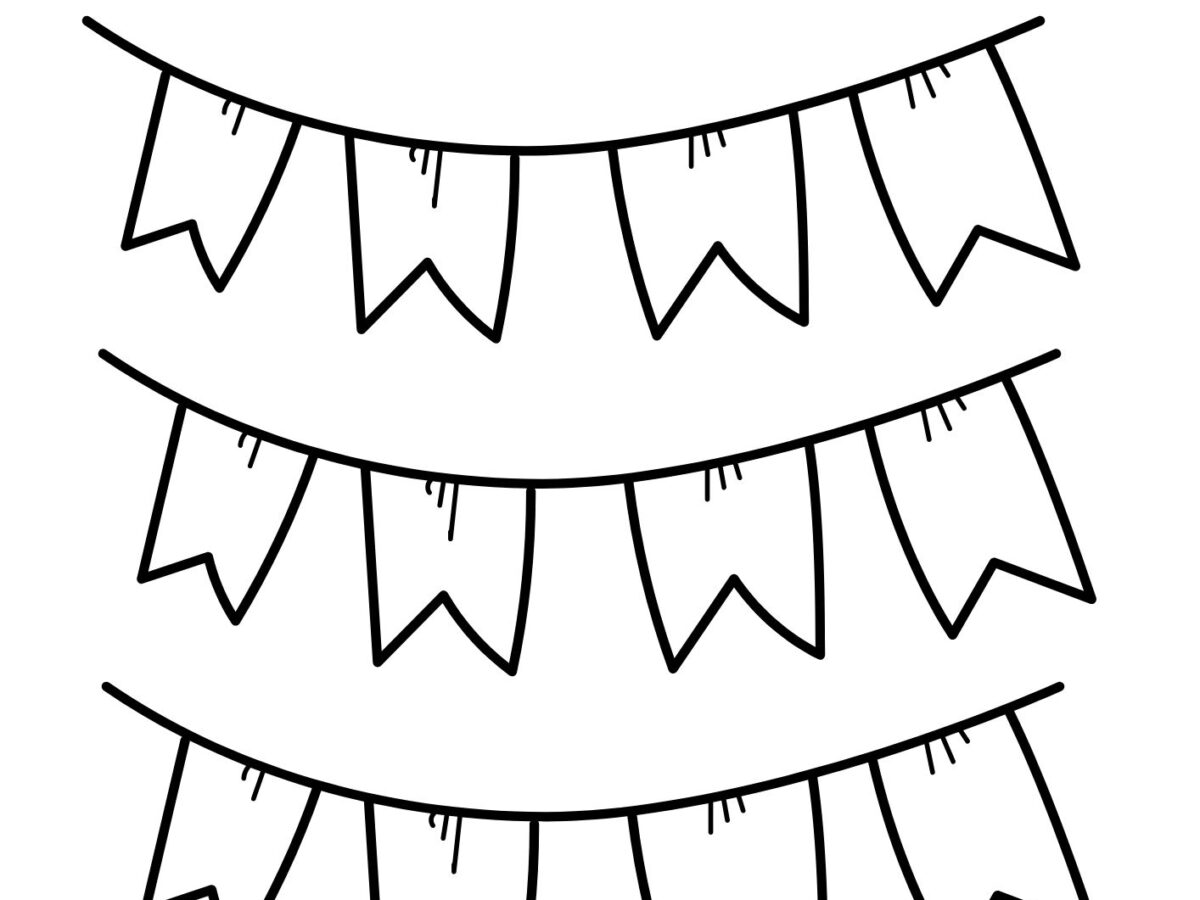 bandeirinhas para imprimir e colorir tema Natal