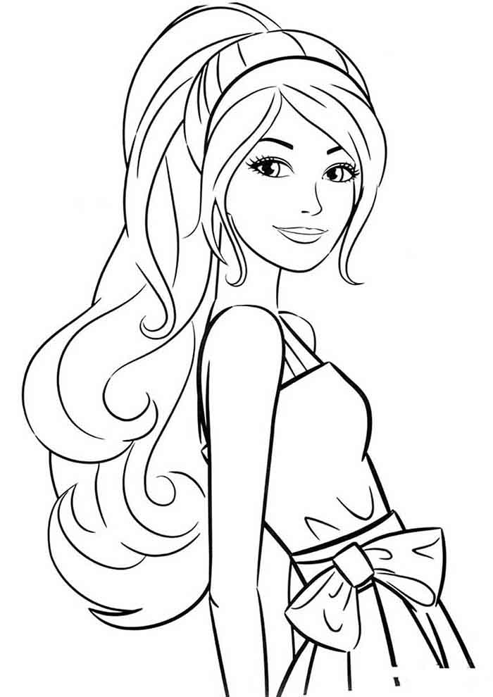Barbie para pintar