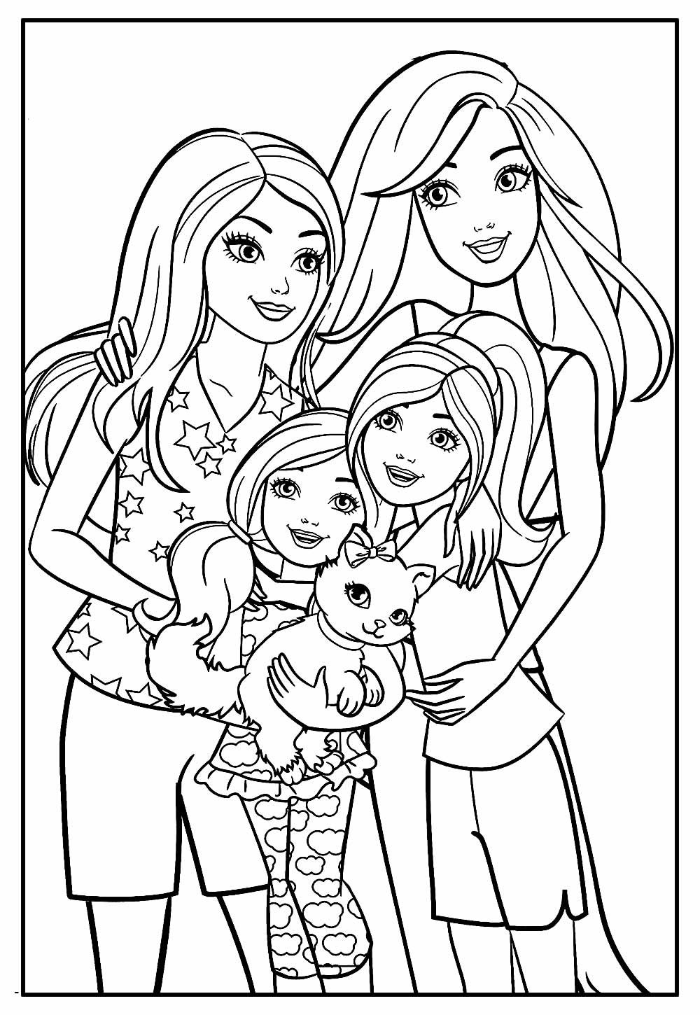 desenhos da Barbie para imprimir