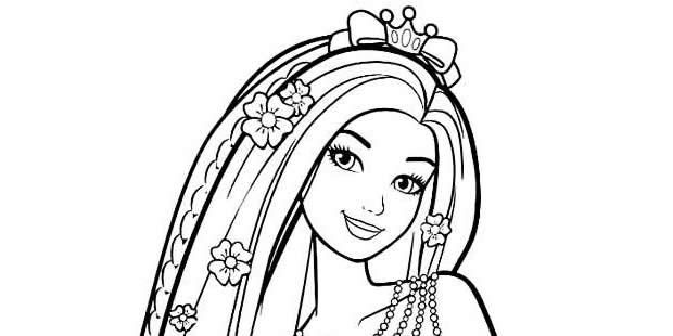 Barbie e Ken para colorir
