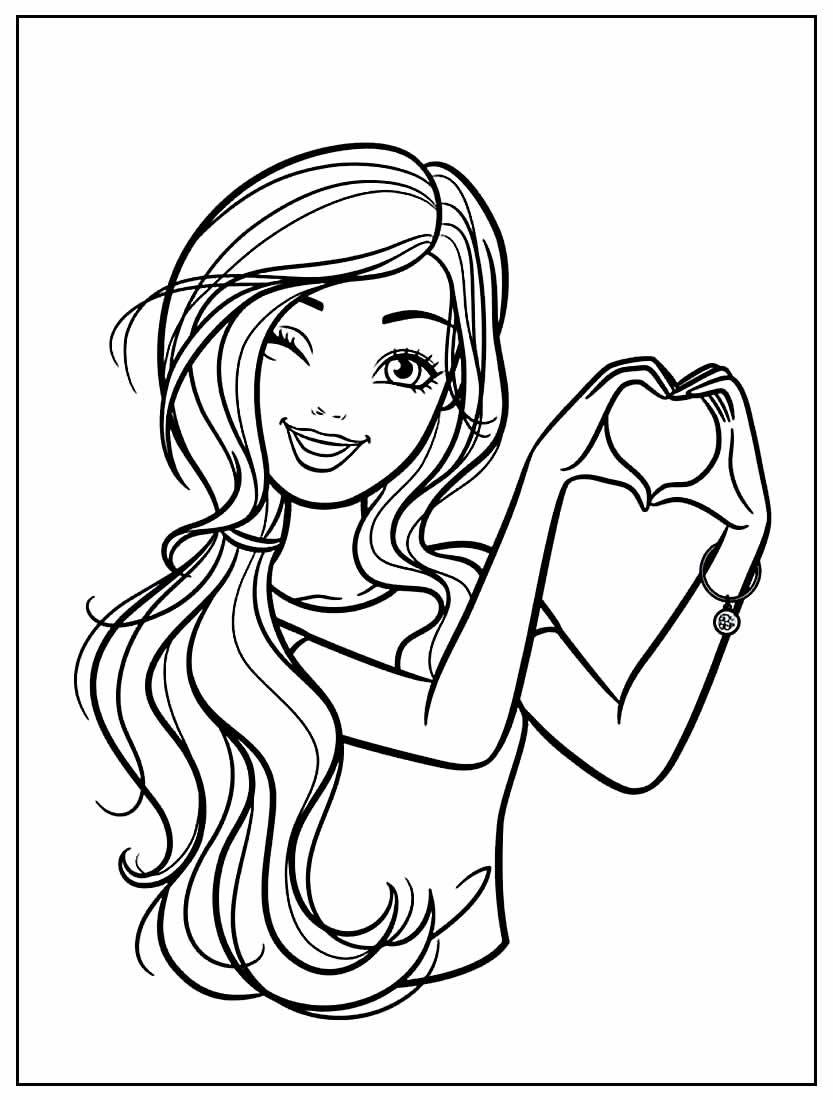 jogos de colorir Barbie online