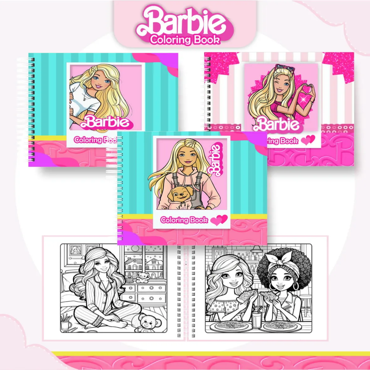 melhores desenhos da barbie para colorir e imprimir