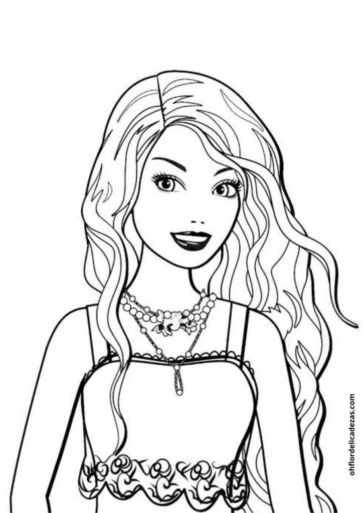 erros comuns ao imprimir desenhos da barbie