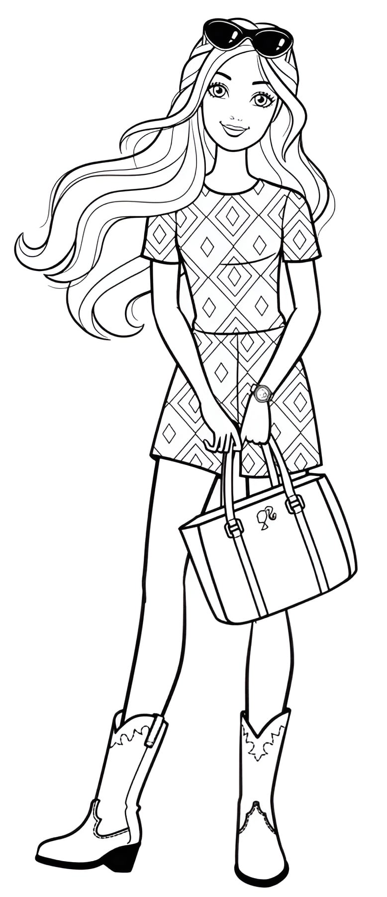 desenhos da barbie para colorir vs livros físicos