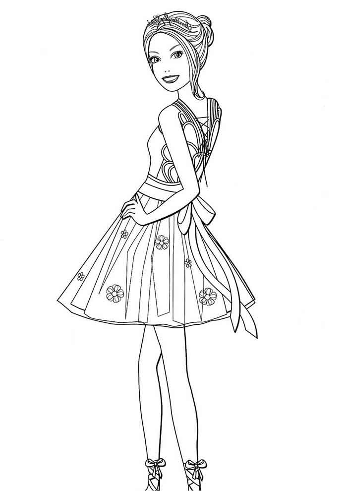 desenhos da barbie sereia para colorir