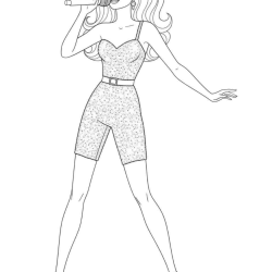 desenhos da barbie para colorir vs livros físicos