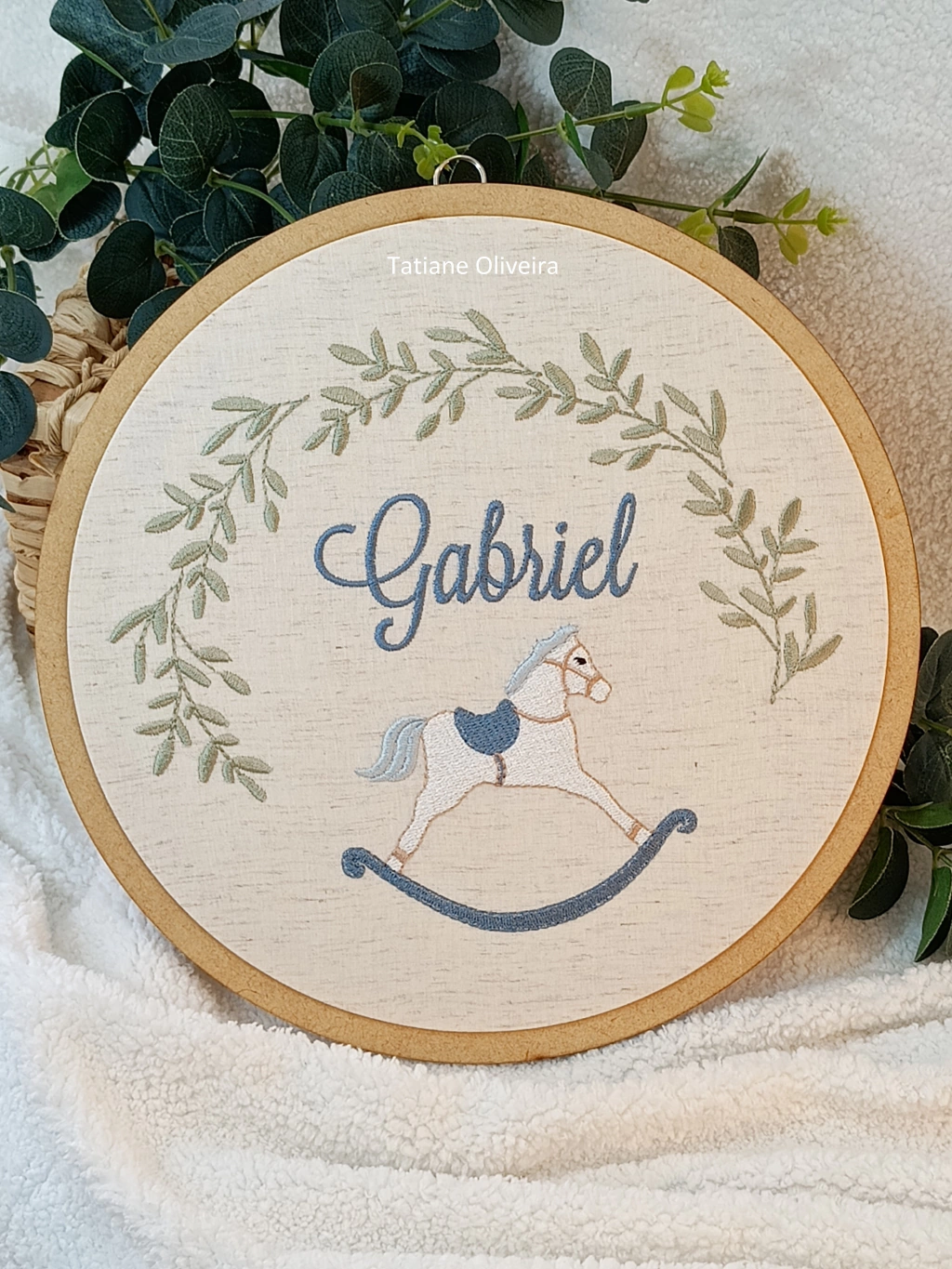 Bastidor de bordado decorativo