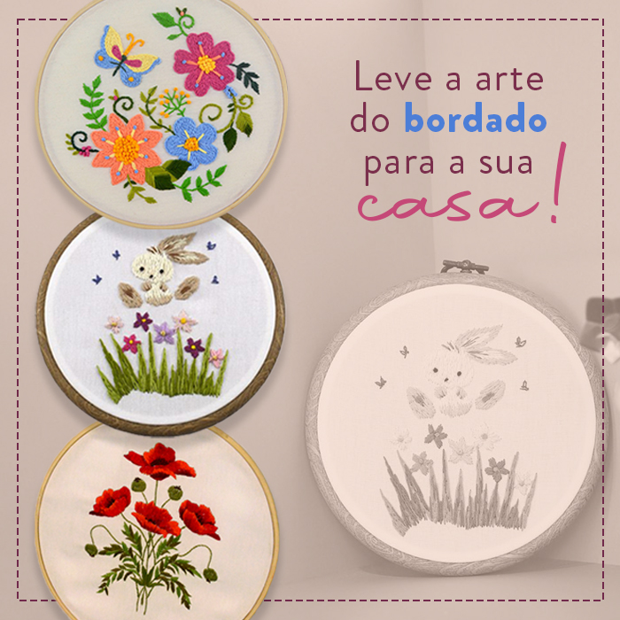 Bastidor de bordado para porta maternidade