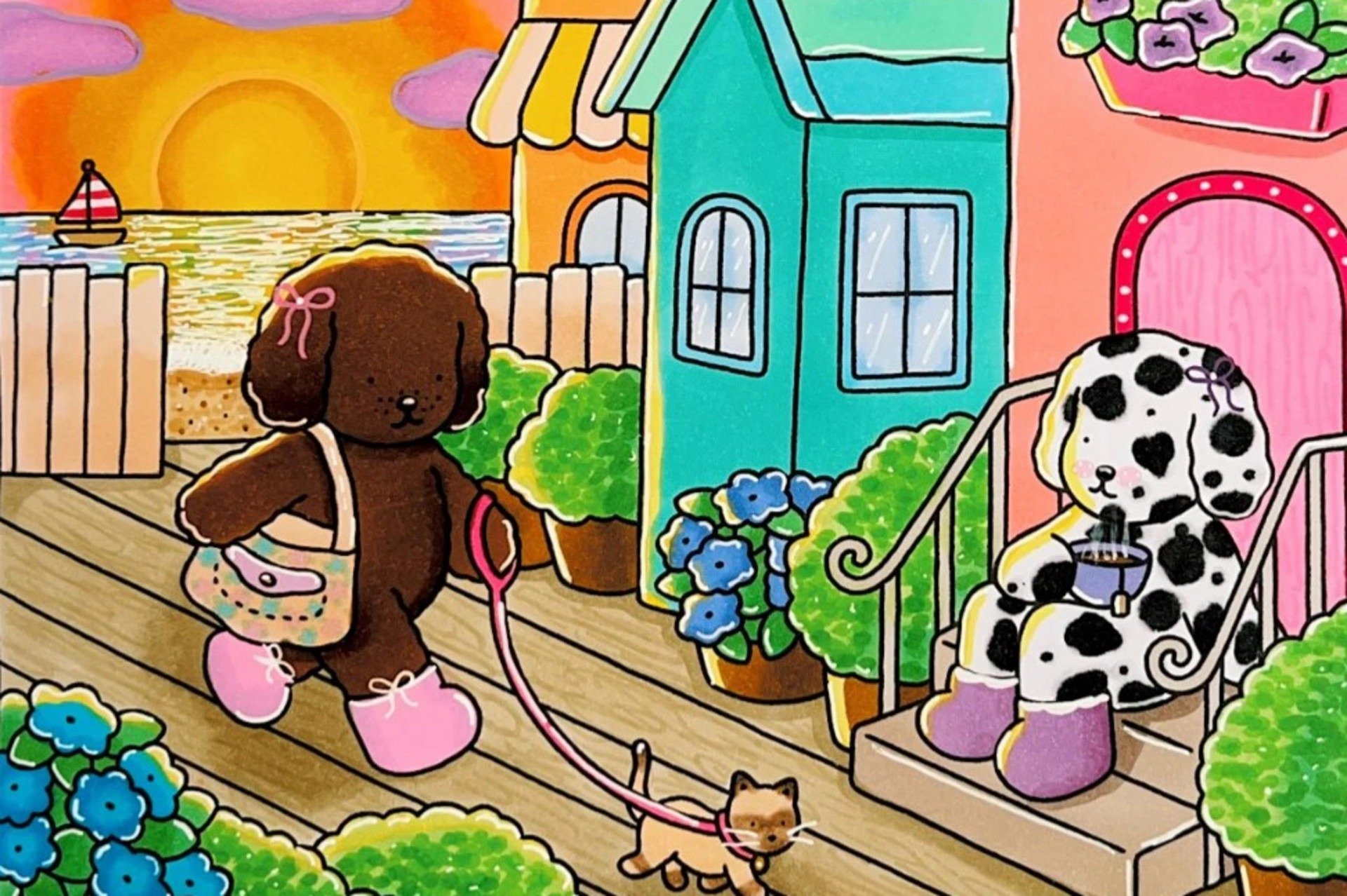 bobbie goods vs outros livros de colorir