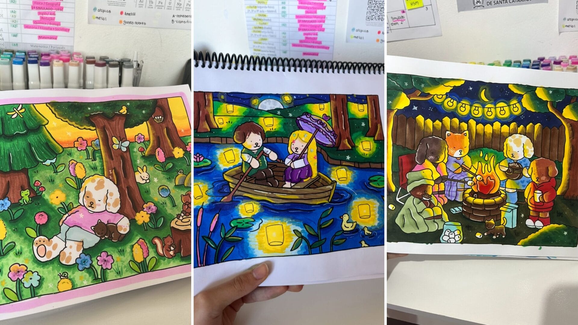 bobbie goods vs outros livros de colorir