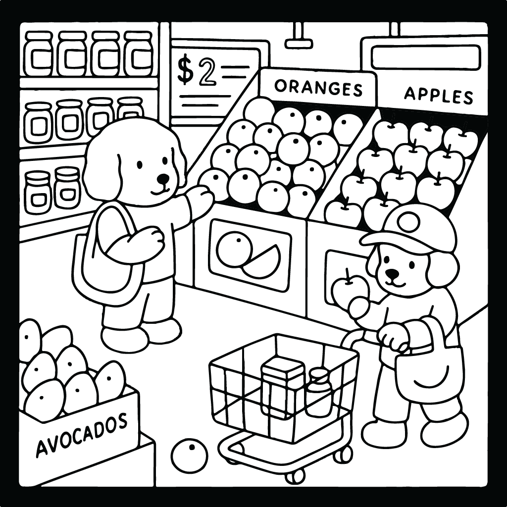 bobbie goods para imprimir vs desenhos tradicionais