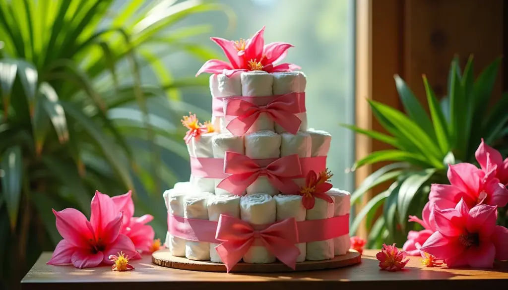 51 Ideias de Bolo de Fraldas que Todo Chá de Bebê Precisa