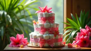 51 Ideias de Bolo de Fraldas que Todo Chá de Bebê Precisa