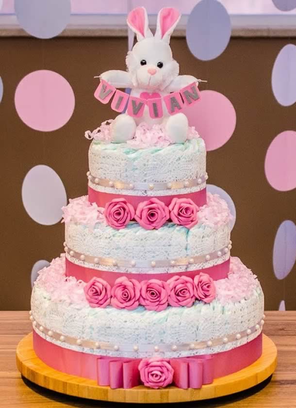 bolo de fraldas simples