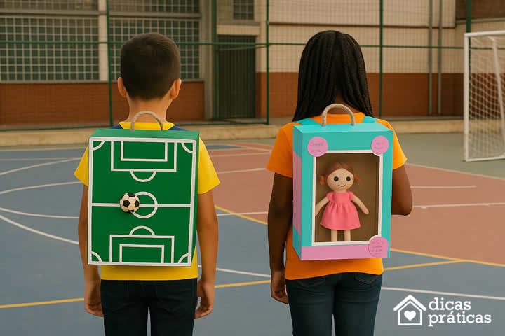 ideias criativas para mochila maluca infantil