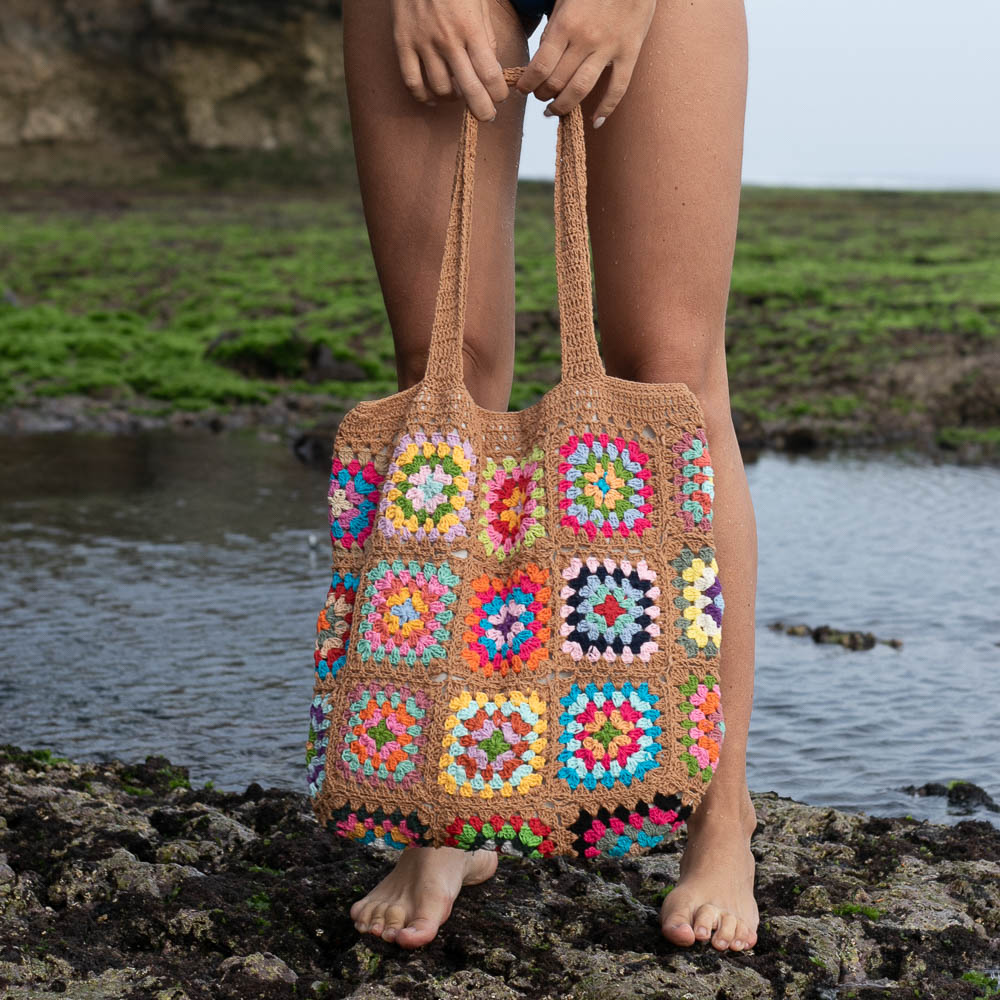 bolsas de crochê boho chic