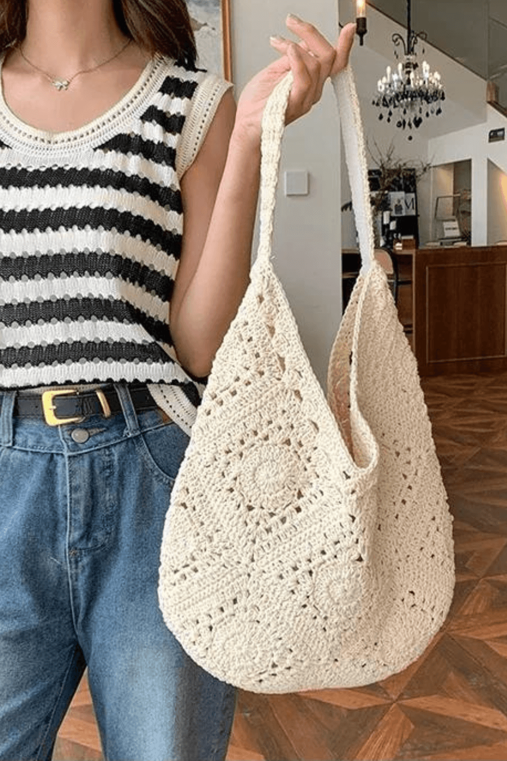 bolsas de crochê estruturadas