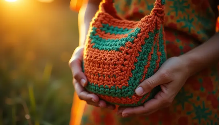 Bolsas de crochê que duram anos: o truque dos materiais