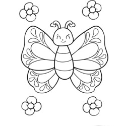 desenhos de borboletas para colorir com giz de cera