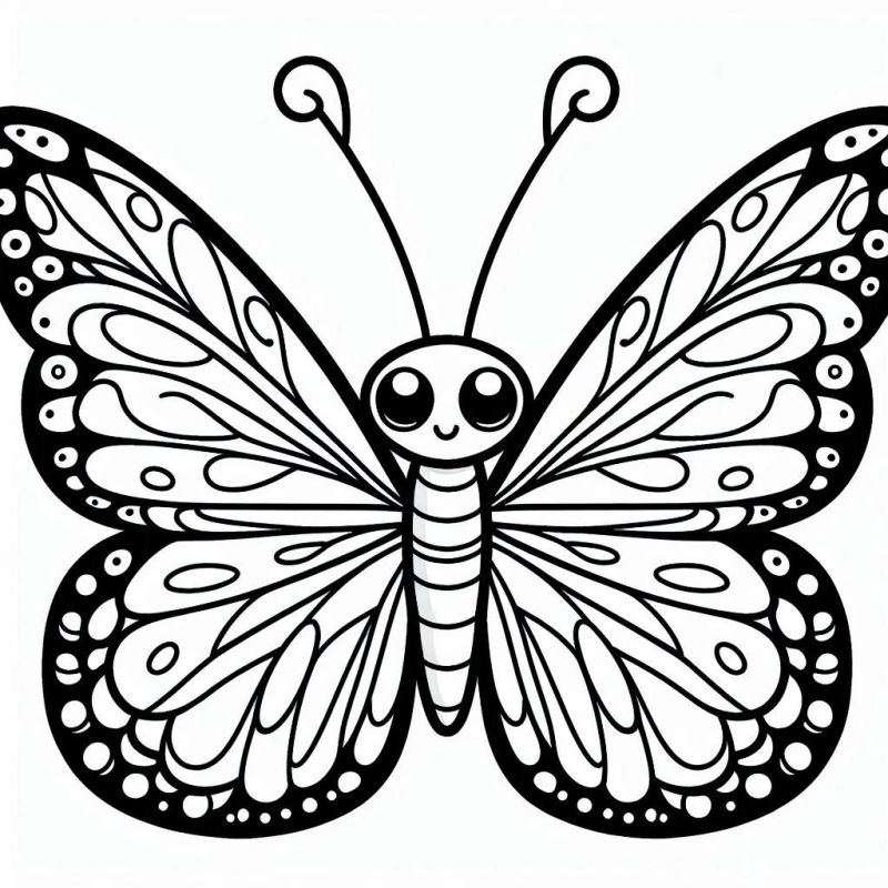 desenhos de borboletas para colorir com giz de cera