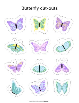 custo de impressão de borboletas em papel especial