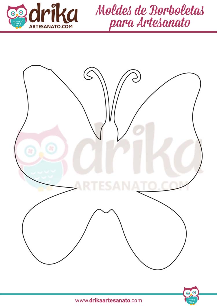 moldes de borboleta gigante para imprimir