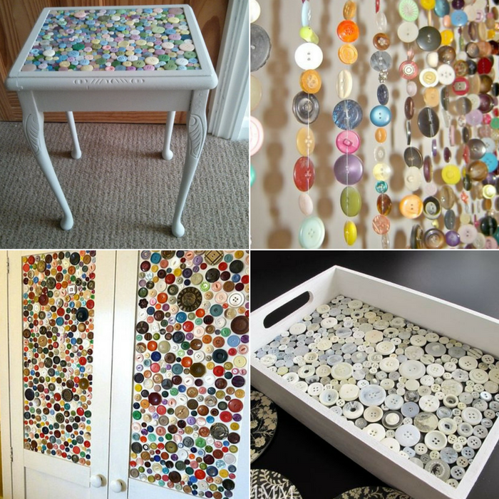 ideias criativas para botões de roupa