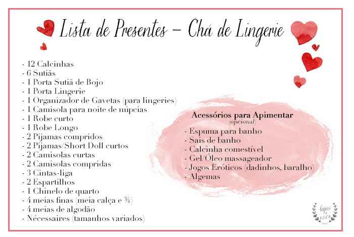 melhores brincadeiras para chá de lingerie: comparativo completo