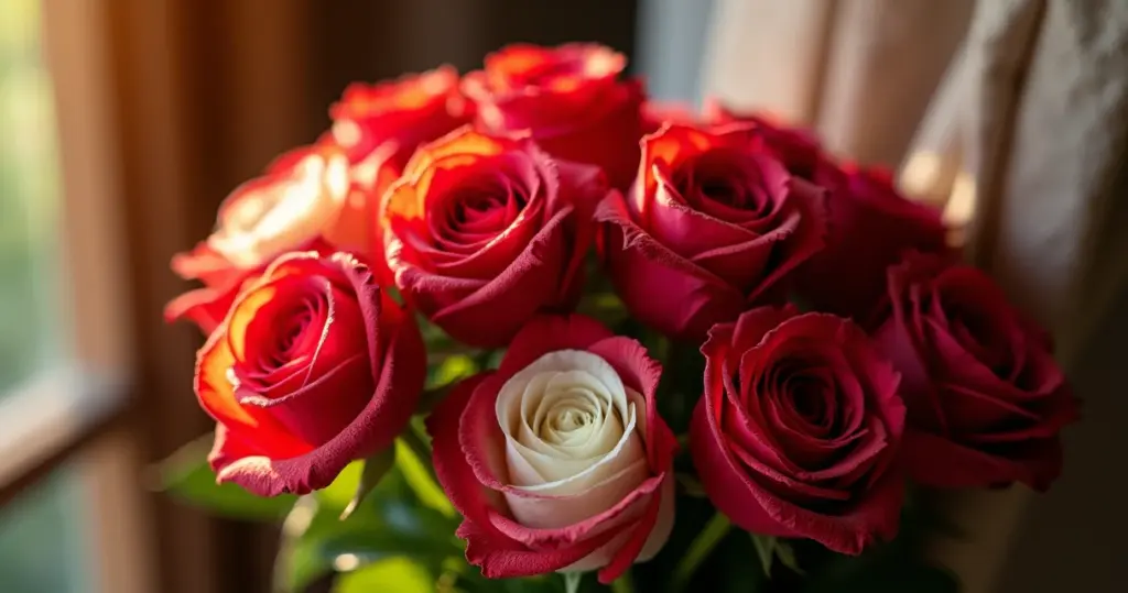 Buquê Rosas Vermelhas e Brancas: O Segredo Que Transforma